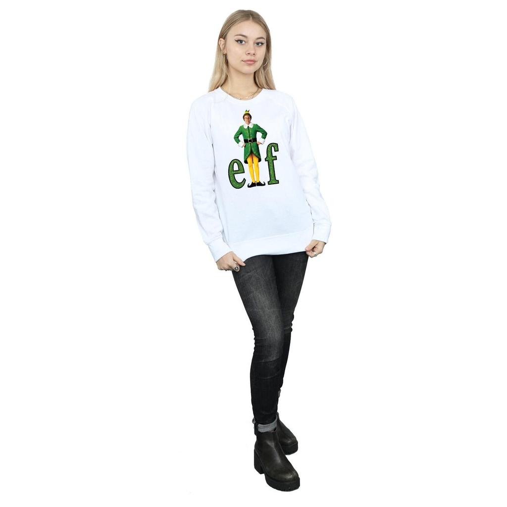 Elf Womens/Ladies Buddy Logo Sweatshirt