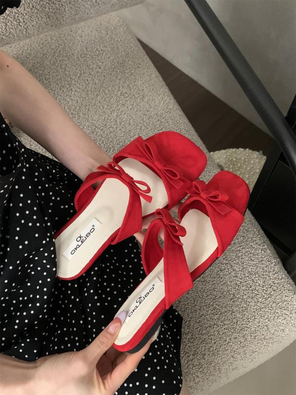 Fashion Butterfly-Knot Slippers Casual Flat Shoes Female Slides Summer Clogs Woman Rubber Flip Flops Luxury Beach Hawaiian  Butterfly-Kn