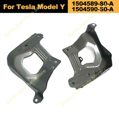For Tesla Model Y Support Car Side Front Bumper Lower Wing Support Plate Front Fender 1504589-S0-A 1504590-S0-A
