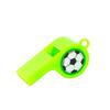 Colorful Soccer Pattern Plastic Whistle - Perfect for Sports Events, Cheering, and Gifts