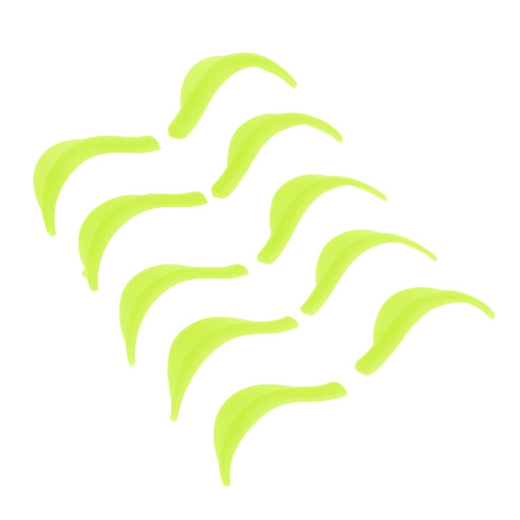 5 Pairs Silicone Eyelash Perming Curler 5 Sizes Reusable Soft Lash Lift   Rods for Buty Salons