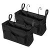 Bedside Caddy Storage Bag Oxford Cloth Multi Pockets Hanging Bag Large Capacity Hanging Storage Organizer with Metal Hook