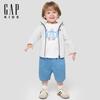 Gap Kids' Logo Print Hooded UV Protection Jacket