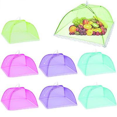Faltbare Lebensmittel-Netzabdeckung, Fliegen- und Mückenschutz, Pop-Up-Lebensmittelabdeckung, Regenschirm, Mahlzeit, Gemüse, Obst, atmungsaktive Abdeckung, Küchenbedarf