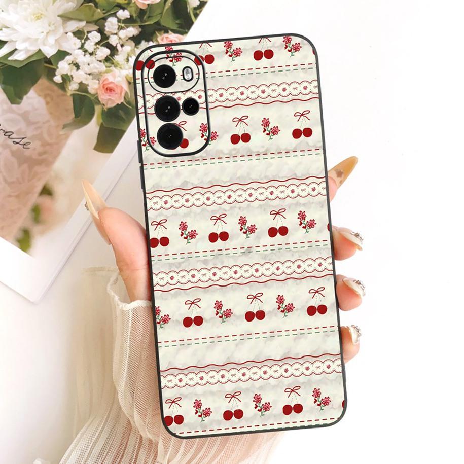 Für Motorola Moto G22 G32 G42 Hülle XT2231-1 XT2235-2 XT2235-2 Niedliche Katze Schmetterling Cartoon Weiche Hülle Für Moto G62 5G MotoG42 Capa