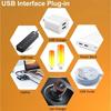 Xiaomi USB LED Flame Effect Night Lamp Safe Flameless Flicker Candle Bulb Xmas Wedding Table Decor Warm USB Ambient Light Gift