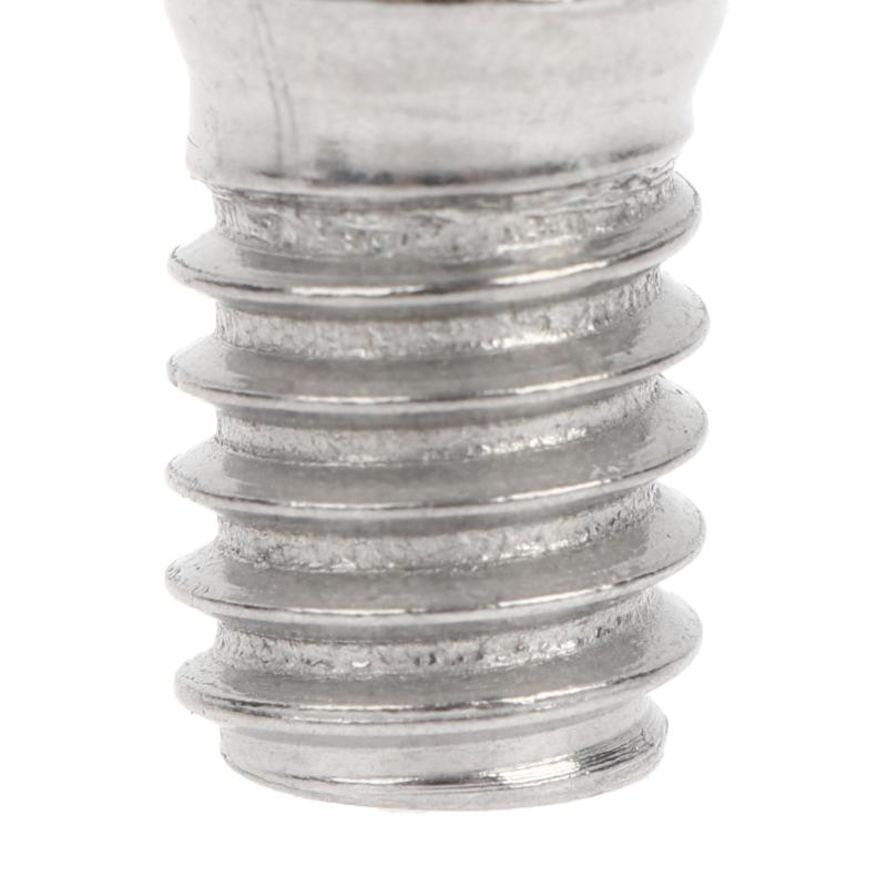 Hex Socket Insert Nuts 10pcs Threaded Embedded Fasteners Heavy Duty Hardware for Woodworking Cabinet Furniture Installation