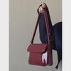 "Borsa a Spalla Retrò in Vernice Rossa da Donna - Autunno/Inverno a Mano Sottospalla Messenger"