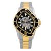 DANIEL&DOUGLAS BROKEN MARINE DD8811 Mechanical Automatic Watch, Skeleton, Manual Winding, Silver, Men's, Two-Tone Black