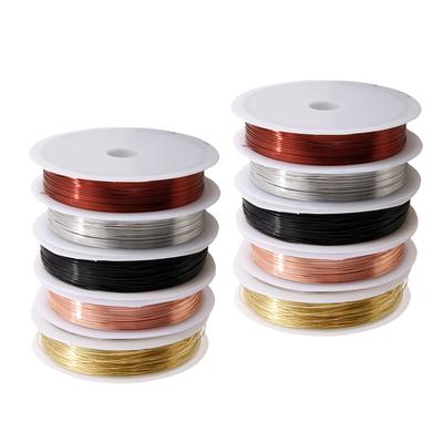 5/6 Adet 0.4mm Bakır Tel Takı Yapımı Aksesuarları 5 Adet 04mm
