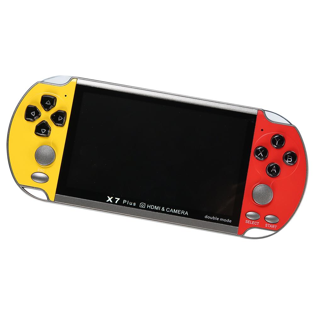 X7/X12 Plus Handheld Game Console 7.1 inch HD Screen Handheld Portable Video Player Built-in 10,000 Classic Video Games Console