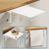 With Towel Rack Countertop Storage Rack Foldable Design Extension Storage  Cabinet Storage
