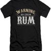 Warning May Contain Rum Quote Drinking Gentlemen 1 T Shirt S 2XL
