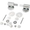 Replacement Toilet Seat Hinge, Soft Close Toilet Seat Fittings Fixing Kit for Replacement Traditional & Contemporary Toilet Soft Close Hinges - 1