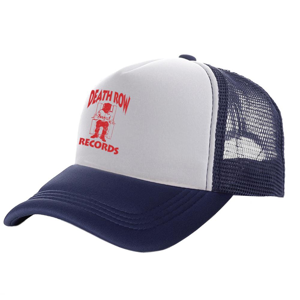 Death Row Records Trucker Caps Unisex Cool  Baseball Caps Summer Mesh Net Snapback Hats MZ