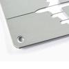 Aluminum Alloy Luggage Tag, Metal Carry-On Tag for Suitcase, Check-In Tag for Trolley Case, Includes Handwritten Card Paper, Airplane Brushed Silver