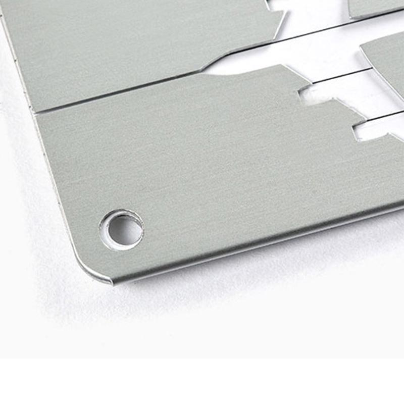 Aluminum Alloy Luggage Tag, Metal Carry-On Tag for Suitcase, Check-In Tag for Trolley Case, Includes Handwritten Card Paper, Airplane Brushed Silver