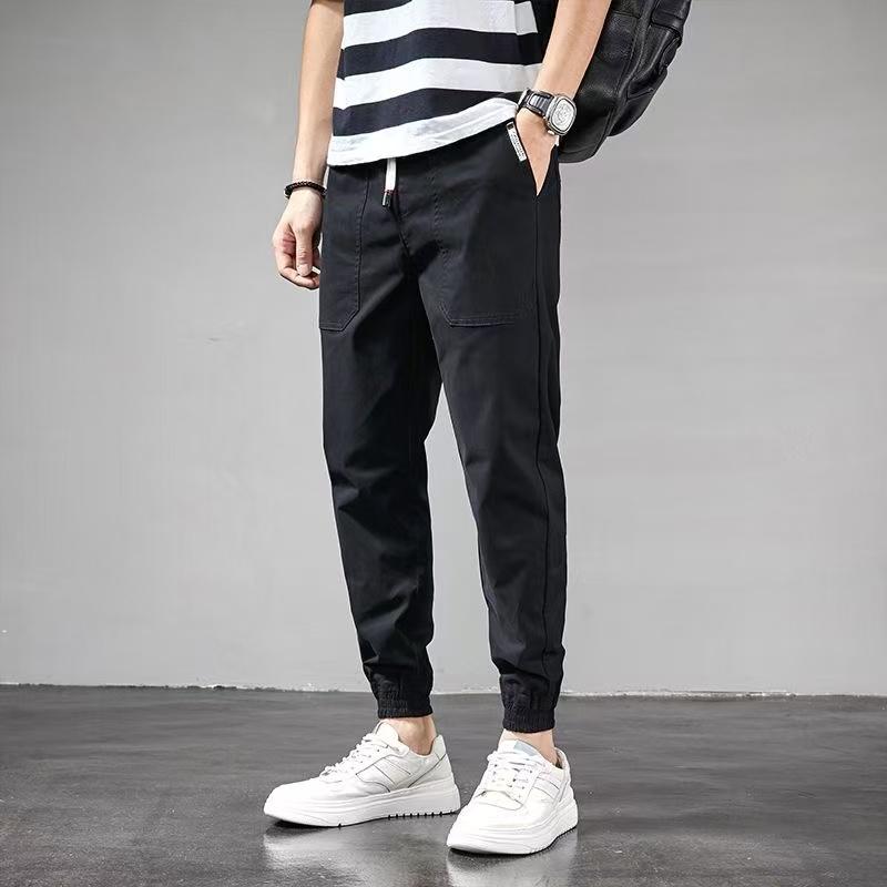 Summer Men's Workwear Harem Leggings Casual Pants New Loose Versatile Harem Sports Trousers Boys