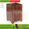 Hualongdun Outdoor Carbonized Wood Rectangular Planter Box