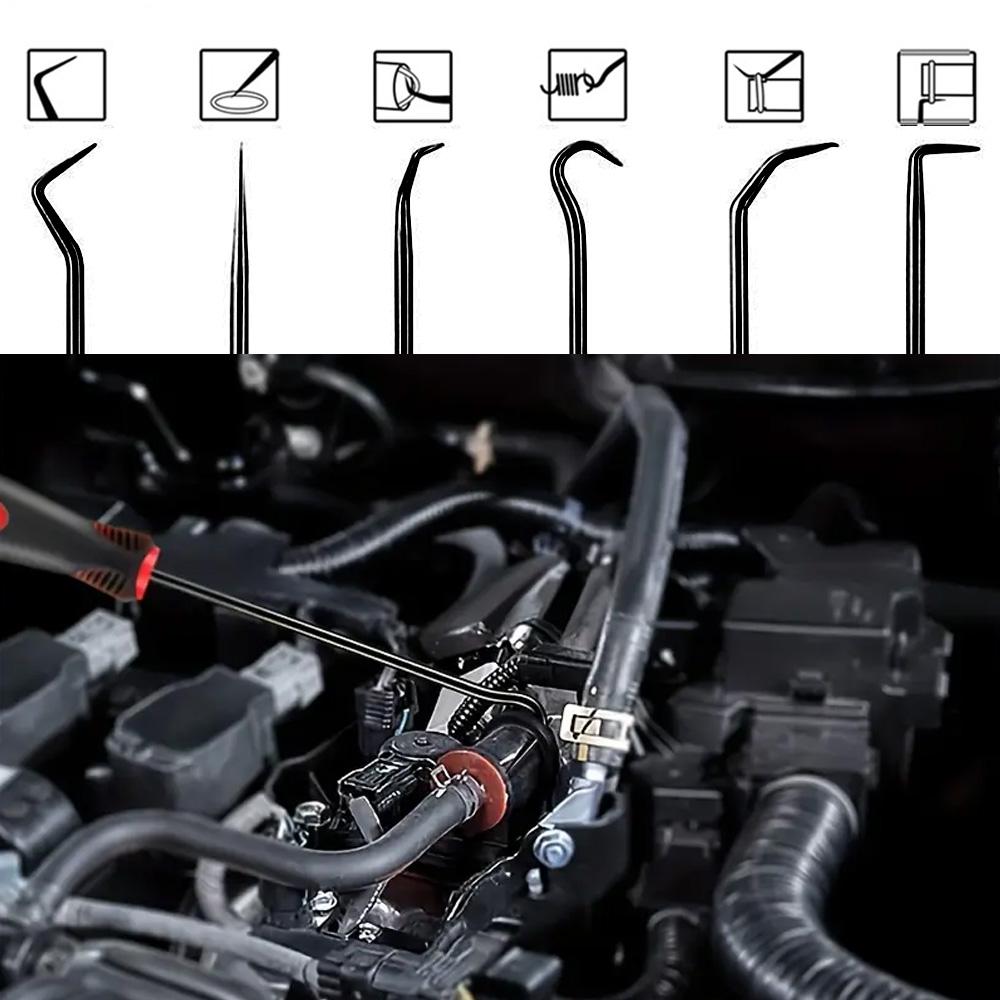 10/4Pcs Precision Pick and Hook Set, Car Auto Oil Seal/O-Ring Seal Gasket Pick Mini Precision Hooks Professional Puller Remover