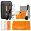 [K&F Concept] Camera Cleaning Kit, 25-Piece, 6 Swabs for 16mm APS-C Sensors, Maintenance & Cleaning Supplies with Black, White APS-C Sensor