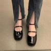 Design Pantofi Mary Jane cu Cataramă Pantofi cu Toc Gros Superficiali Goluri Elegante Pantofi Casual Pantofi de Birou Petrecere Dama Pantofi din Piele