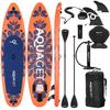 Inflatable SUP Board - SPRINGOS - Aquaget 350 Cm - Double-layer DWF Construction - Seat Included - 2-in-1 Paddle