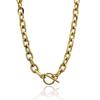 Stainless Steel 11mm Wide Rolo Link Chain Necklace Choker Bevel Edge Chain High Polished by Hand Hip Hop Punk DIY Jewelry Length
