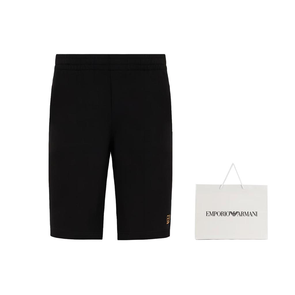 EMPORIO ARMANI EA7 Casual Shorts Men's Black 8NPS02-PJ05Z-0208