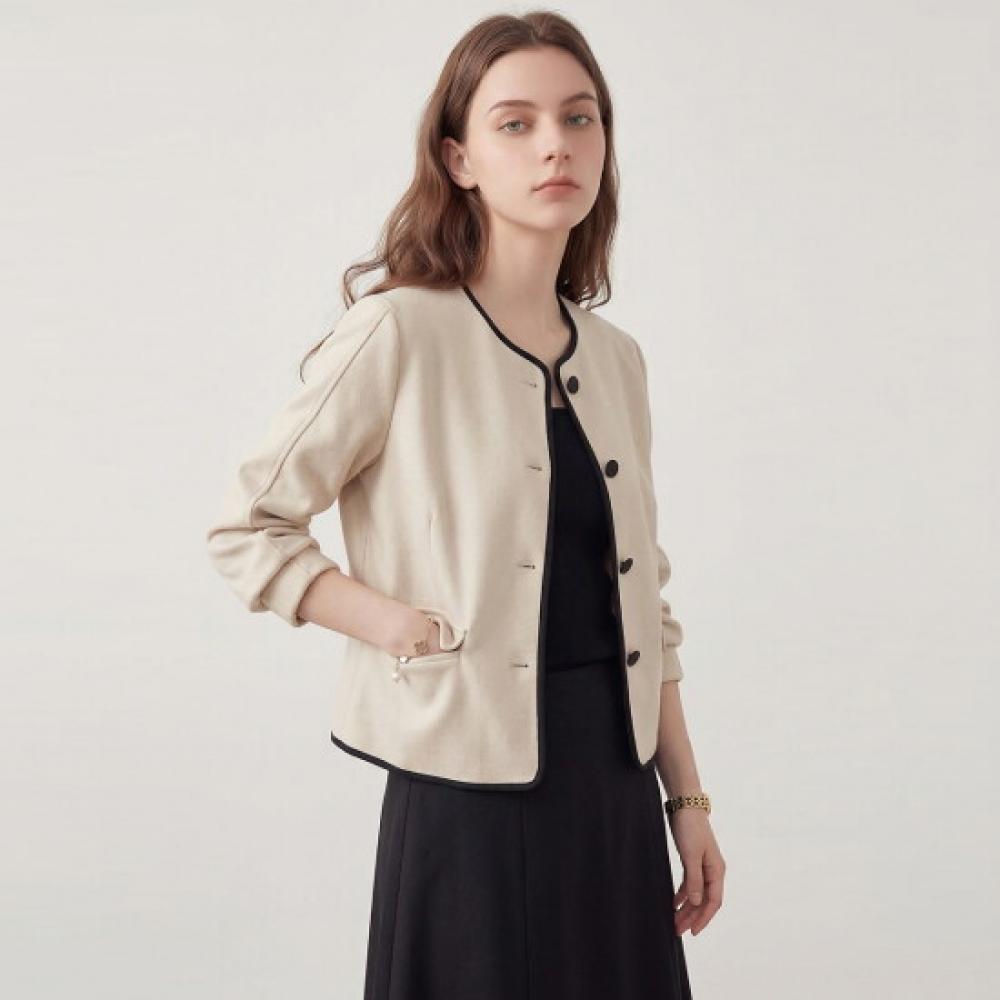 Klache Soft Line Button Jacket B4f0166