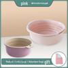 Double-Layer Plastic Drain Basket: Enlarged Kitchen Basin & Fruit Plate