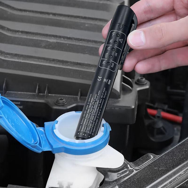 Brake Fluid Tester Battery Operated Brake Fluid Liquid Tester Pen Oil Quality Check Pen Oil Moisture Analyzer for DOT3/DOT4/DOT5