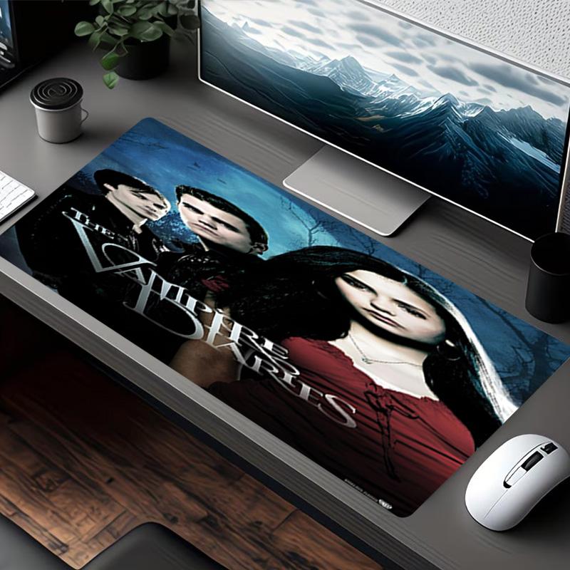 The Vampire Diaries Baskılı Mouse Pad, Klavye Pad'i Dizüstü PC Matı olarak Ofis Ev Kullanımı için, Masa Dekorasyonu, Oyuncular için Mükemmel Doğum Günü Hediyesi