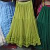 Gonne Lunghe in Tulle da Donna Vita Alta Elastica Linea ad A Lunghe Stratificate Tutù Ruffles in Rete Stratificate Svolazzanti Gonna da Fata Estiva Casual da Donna Midi in Rete