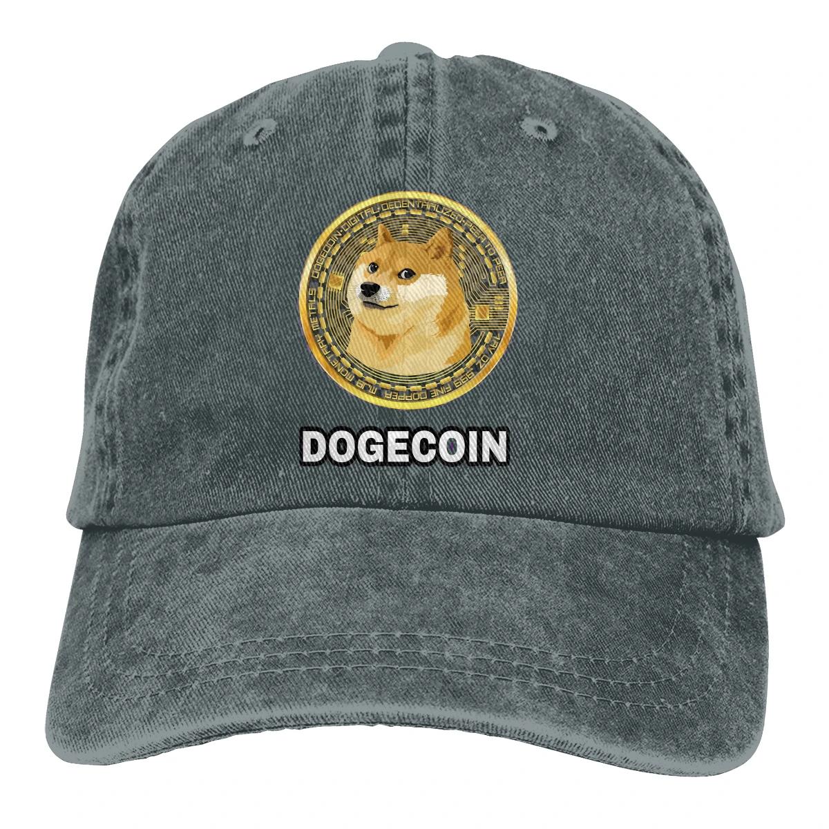 

Криптовалюта 12 Бейсболка Мужская Doge Dogecoin Стремительный рост Bitcoin Цифровая валюта Кепки цвета Женские летние Snapback Кепки Adjustable темно серый