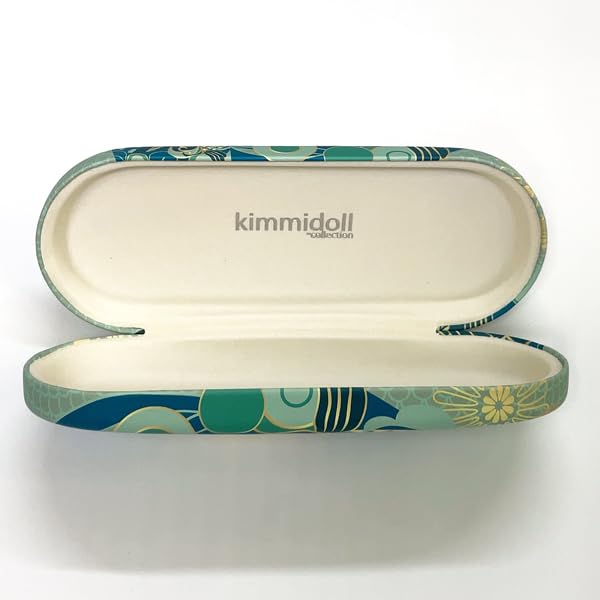 Kimmidoll Brillenetui mit Reinigungs-Kokeshi-Puppe Tuch, (YOSHIKO)