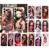 Nezuko Kamado Demon Slayer Phone Case For iphone 17 Pro Max Air 16 15 14 13 Pro Max 15 16 Pro 15Plus Shell