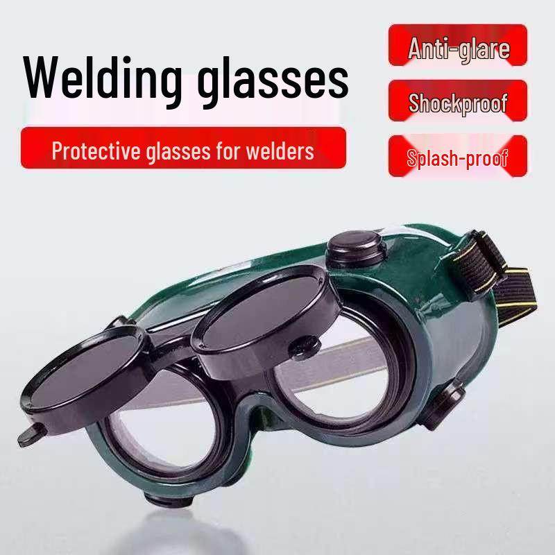 

Електрозварювальні окуляри з кріпленням на голову - Захист від бліків для зварювальників та електриків Flip Frog Eye - Plastic Lens