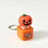 Halloween Pumpkin Ghost Sound Fidget Keychain Decompression Funny Charm Portable Stress Reliever for Backpack Decoration
