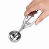 1PC Stainless Steel Trigger Ice Cream Scoop Easy Release Scoop for Ice Cream Fruit Cookie Dough