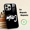 R-Rapper S-Singer M-Milo J  Phone Case For iPhone 17,16,15,14,13,12,Plus,Pro,Max for Magsafe Magnetic Wireless Charging