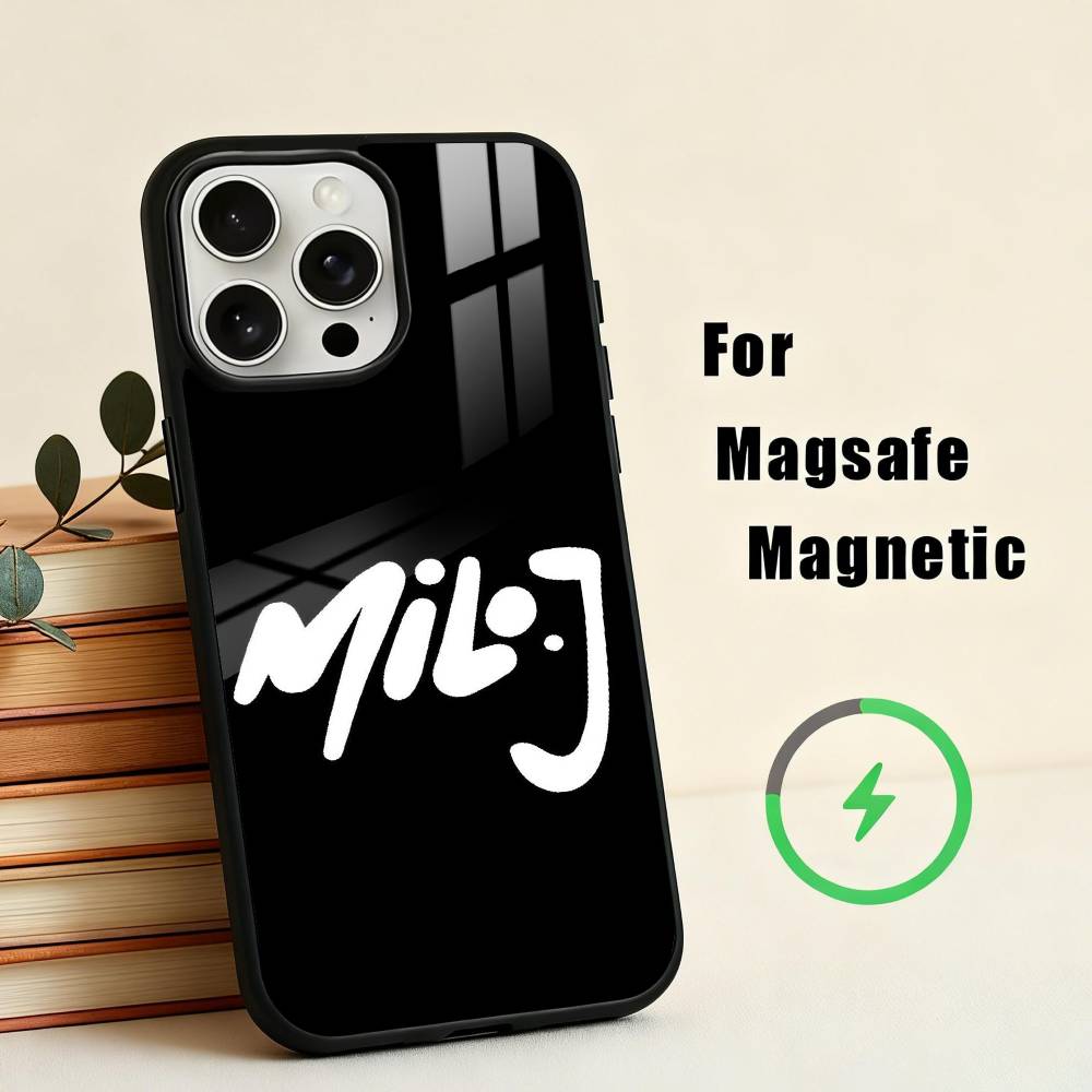 R-Rapper S-Singer M-Milo J Phone Case For iPhone 17,16,15,14,13,12,Plus,Pro,Max for Magsafe Magnetic Wireless Charging