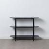 TV Stand 90 X 28 X 70.3 Cm Black Steel