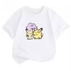 Potdemiel Summer New Pikachu Children's Pure Cotton T-Shirt, Comfortable and Breathable, Suitable for Both Boys and Girls.