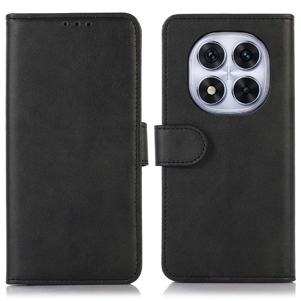 For Xiaomi Redmi Note 14 Pro 5G/Poco X7 5G Case Cowhide Texture Leather Wallet Phone Cover with Stand