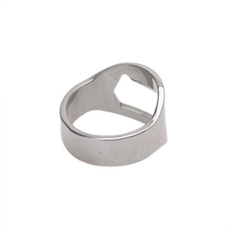 New 3 Pcs/set Stainless Steel Creative Versatile Cool Finger Ring Bottle Opener Bar Beer Tools(color Random) Kitchen Supplies