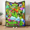 Plants Vs. Zombies Blanket Durable Comfort Suitable for Seaside Office Livingroom Four Seasons Multipurpose Playful Design