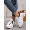Women's Spring Lace-Up Thick-Soled Casual Sports Shoes, European Style Comfortable Footwear, Available In Large Sizes.