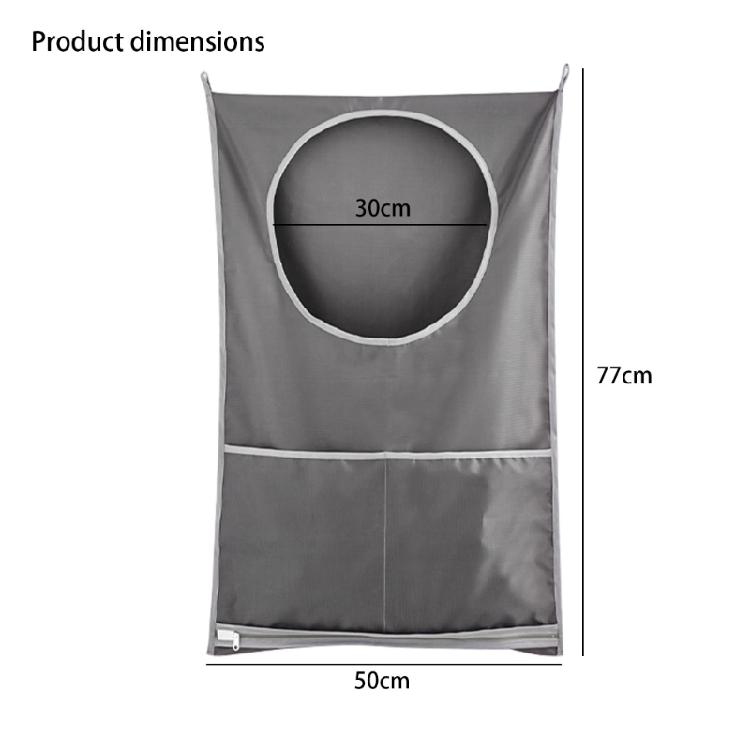 30.31x21.65in Hanging Laundry Hamper Bag, Door Hanging Hamper Dirty Clothes Hanging Laundry Bag Door Laundry Basket