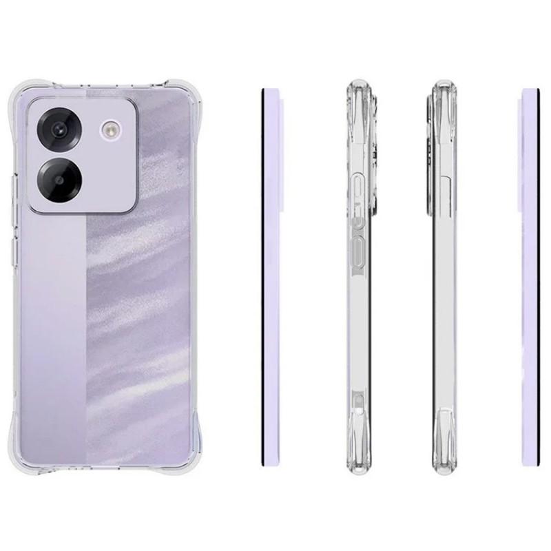 For Xiaomi Poco M7 Pro 5G Clear TPU Case WANLONFENG TM Series 2.0mm Phone Back Cover